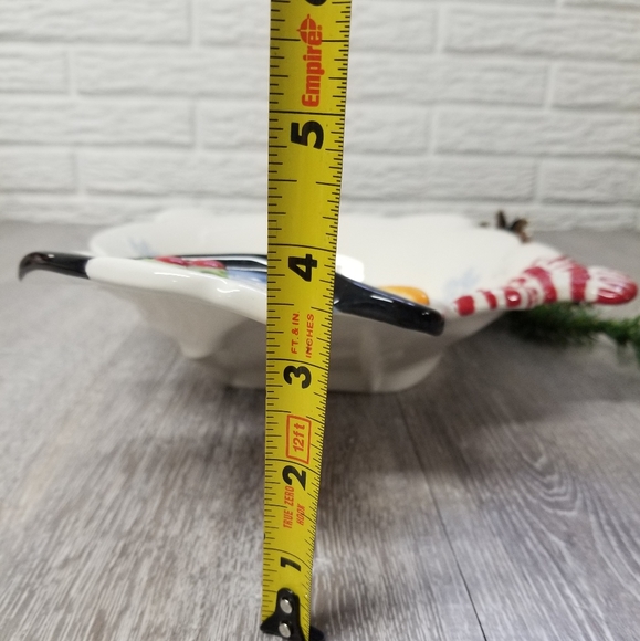 Fitz and Floyd Snowman bowl - Picture 7 of 9